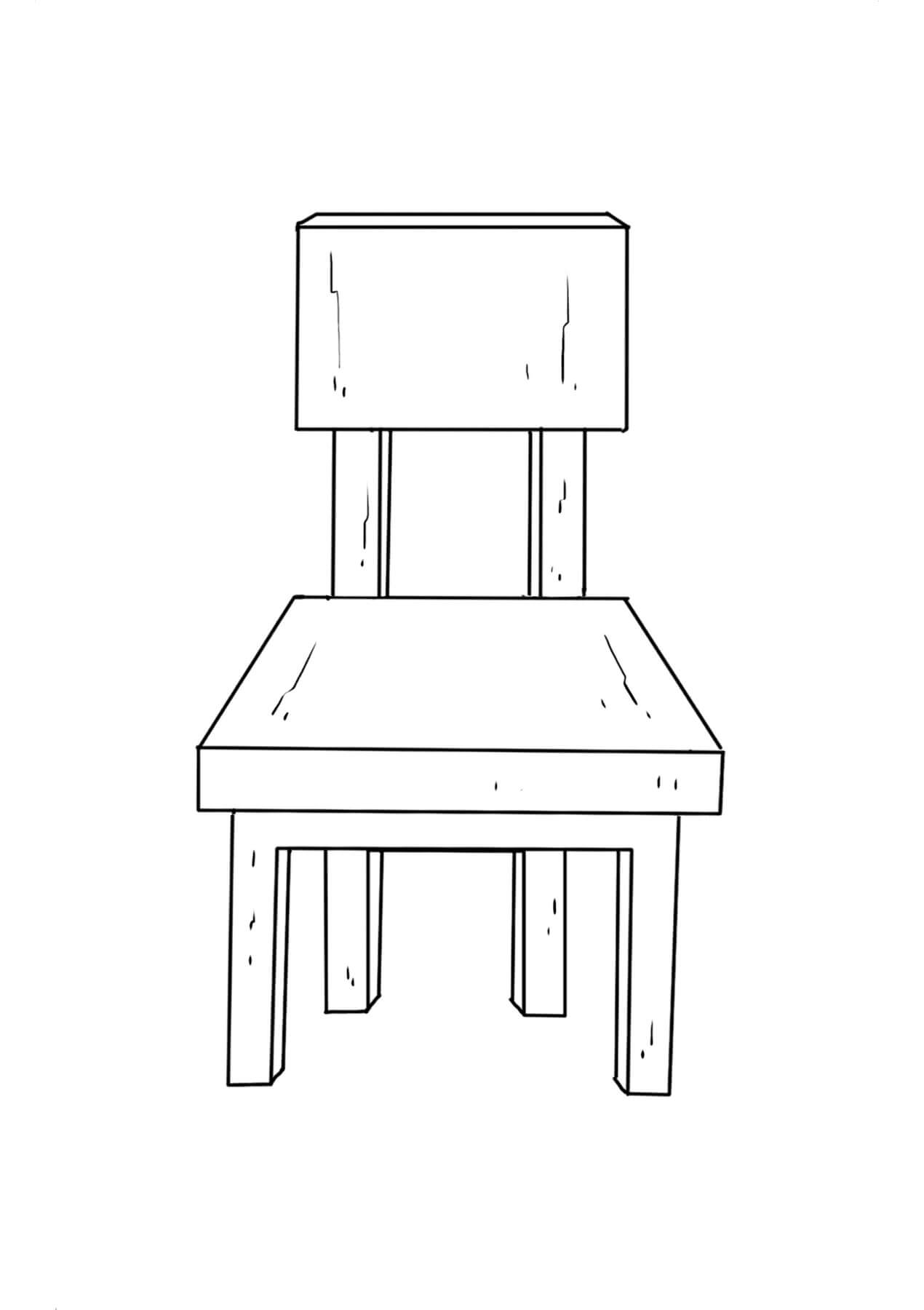 免费椅子着色页 #180485 来自物品合集