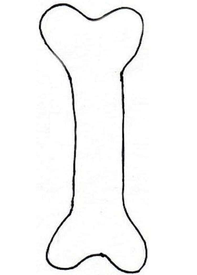 免费狗骨头着色页 #189700 来自物品合集