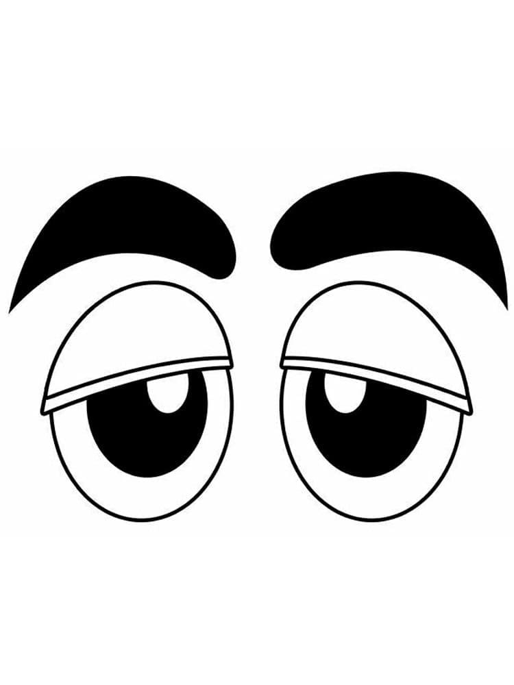 免费Eyes着色页 #201280 来自其他合集