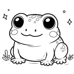 蟾蜍 (动物)着色页 #218465 可打印和着色