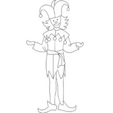 小丑 - 免费可打印着色页