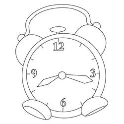 时钟 (物品)着色页 #172798 可打印和着色