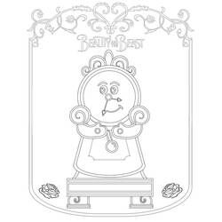 时钟 (物品)着色页 #172830 可打印和着色