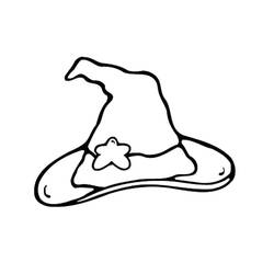 女巫帽 (物品)着色页 #204018 可打印和着色